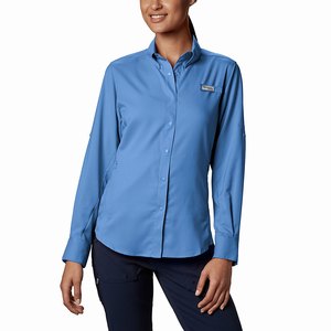 Columbia PFG Tamiami™ II Långärmad Tröja Dam Blå (DHEYZ2981)